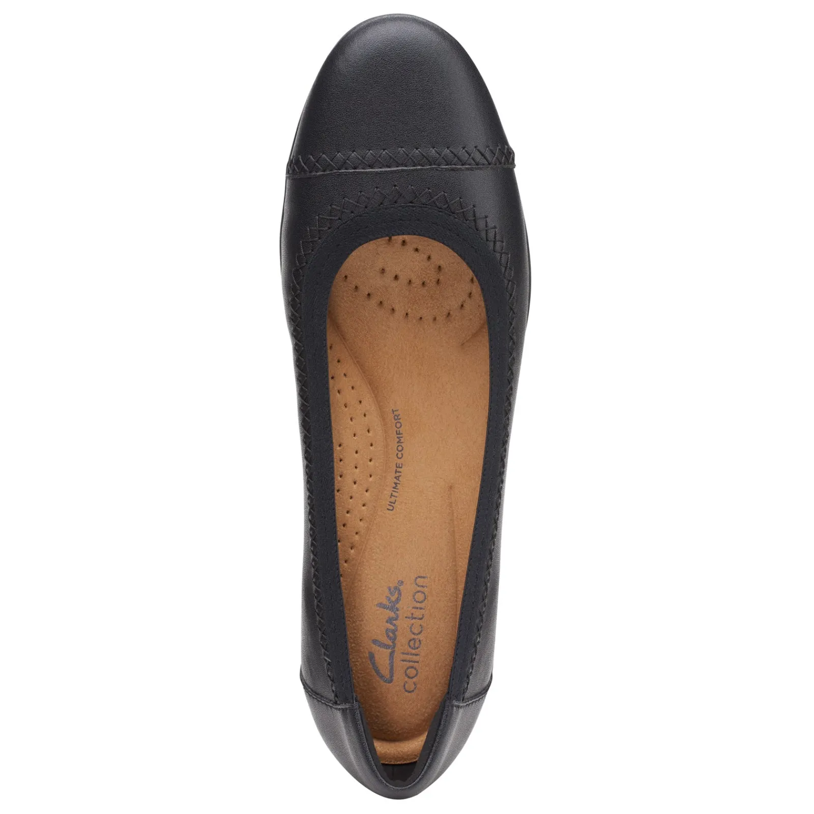Online Clarks Women's , Sara Bay Flat Black