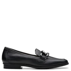 New Clarks Women's , Sarafyna Iris Loafer Black Leather