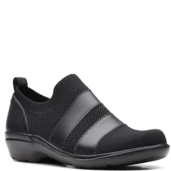 Online Clarks Women's , Sashlyn Edge Slip-On Black