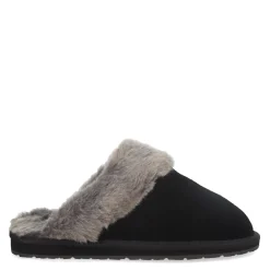 New Clarks Women's , Scuff Slipper Black