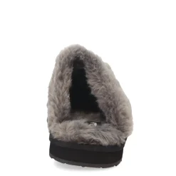 New Clarks Women's , Scuff Slipper Black