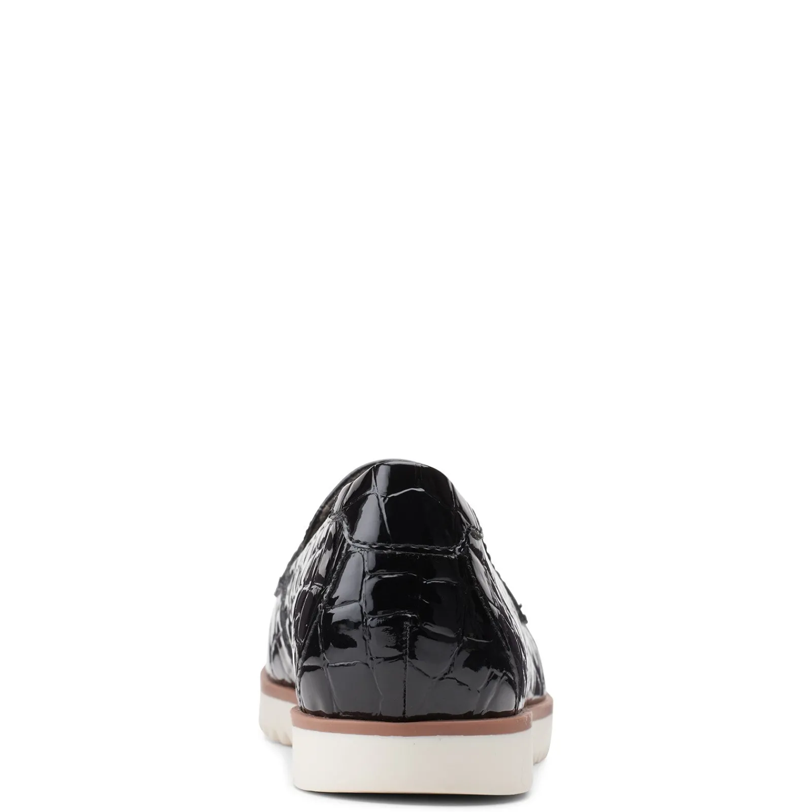 Clearance Clarks Women's , Serena Terri Slip-On Black Croco Print