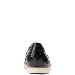 Sale Clarks Women's , Serena Terri Slip-On Black Croco Print