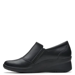 New Clarks Women's , Suttyn Zip Bootie Black