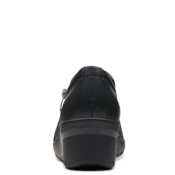 New Clarks Women's , Suttyn Zip Bootie Black