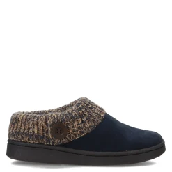 Discount Clarks Women's , Sweater Collar Slipper Clog Navy