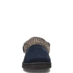 Discount Clarks Women's , Sweater Collar Slipper Clog Navy