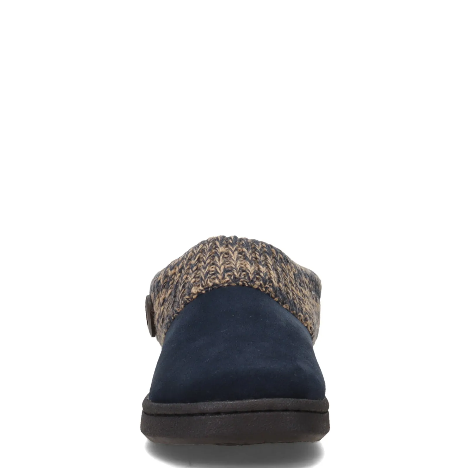 Discount Clarks Women's , Sweater Collar Slipper Clog Navy