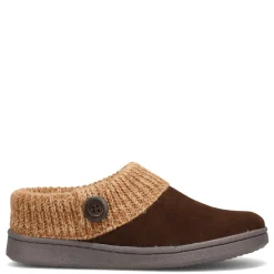 Online Green Market Services Co Inc Women's Clarks, Sweater Collar Slipper Mocha