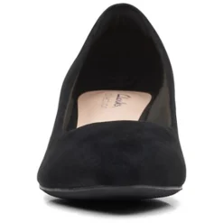 New Clarks Women's , Teresa Step Pump Black Suede