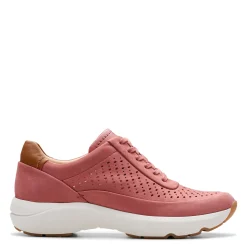 Sale Clarks Women's , Tivoli Grace Sneaker Dusty Rose Nubuck