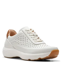 Hot Clarks Women's , Tivoli Grace Sneaker Off White Leather