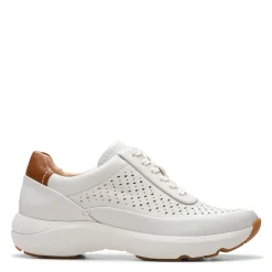 Hot Clarks Women's , Tivoli Grace Sneaker Off White Leather
