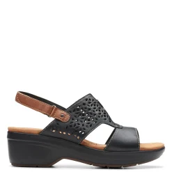 Sale Clarks Women's , Tuleah Sun Sandal Black Leather