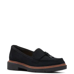 Clarks Women's , Westlynn Bella Loafer Black Suede