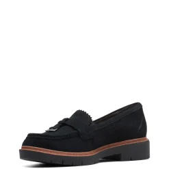 Clarks Women's , Westlynn Bella Loafer Black Suede