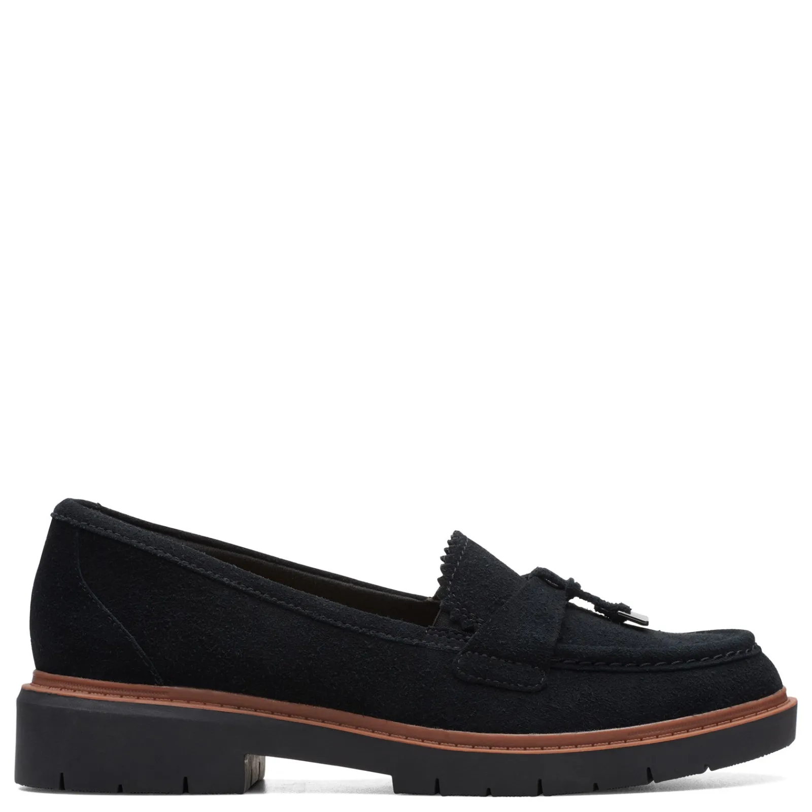 New Clarks Women's , Westlynn Bella Loafer Black Suede
