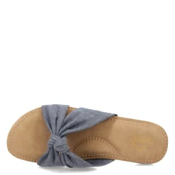 Online Cliffs by White Mountain Women's , Favorite Sandal Denim Blue