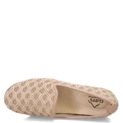 Hot Cliffs by White Mountain Women's , Twisty Flat Light Taupe
