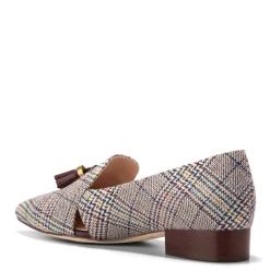 Cole Haan Women's , Vanya Loafer Brown Multi Plaid