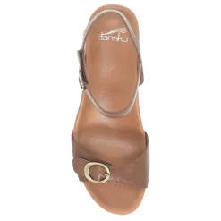 Best Dansko Women's , Arielle Sandal Tan Glazed Leather