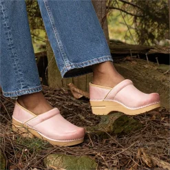 Hot Dansko Women's , Professional Clog Pink Milled Burnished