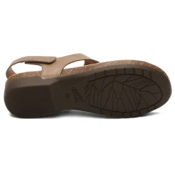 Dansko Women's , Reece Thong Sandal Stone Waxy Burnished