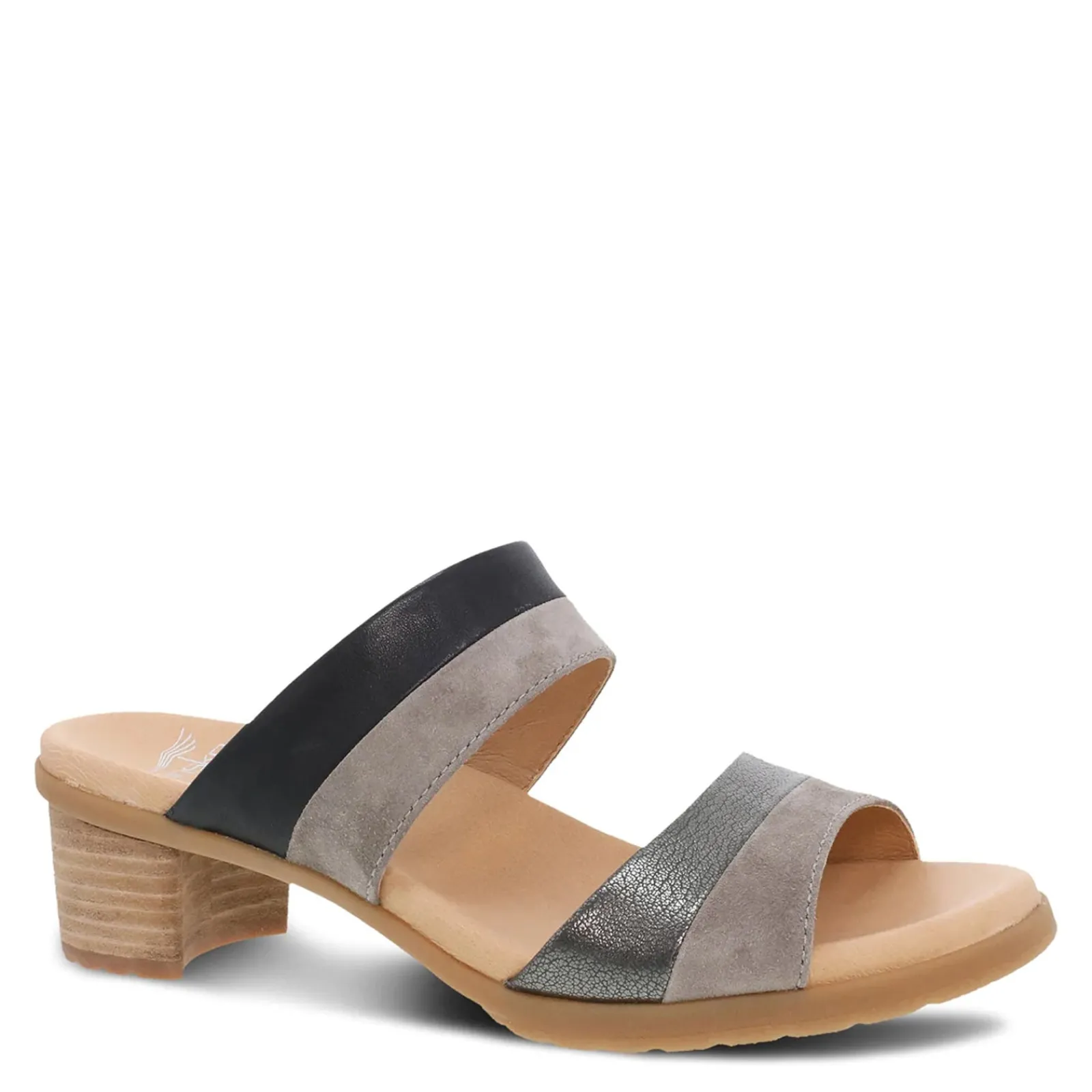 Online Dansko Women's , Theresa Sandal Black Multi Leather