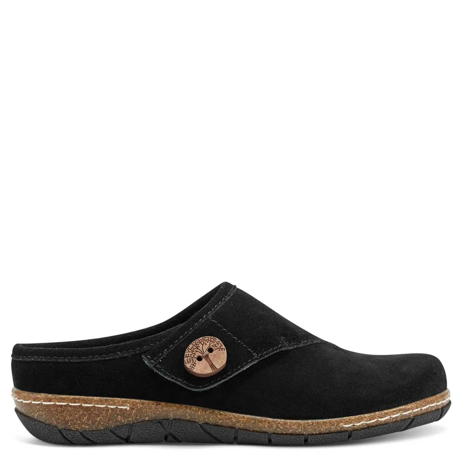 Sale Earth Origins Women's Earth, Ezra Clog Black Suede