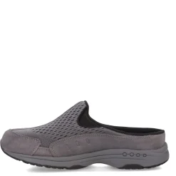 New Easy Spirit Women's , Traveltime Classic Clog Dark Gray Suede
