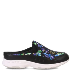 Discount Easy Spirit Women's , Traveltime Classic Clog Black Blue Purple Floral