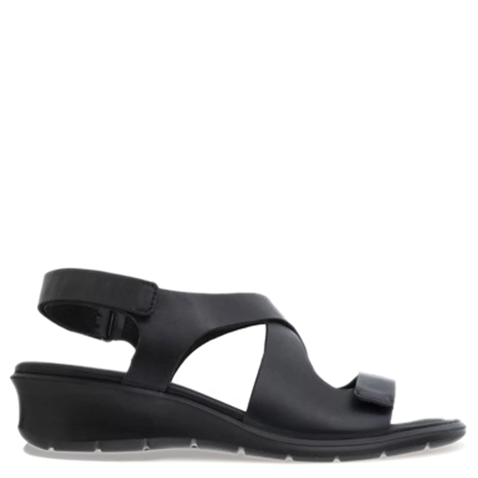Outlet ECCO Women's , Felicia Cross Sandal Black
