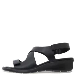 Outlet ECCO Women's , Felicia Cross Sandal Black