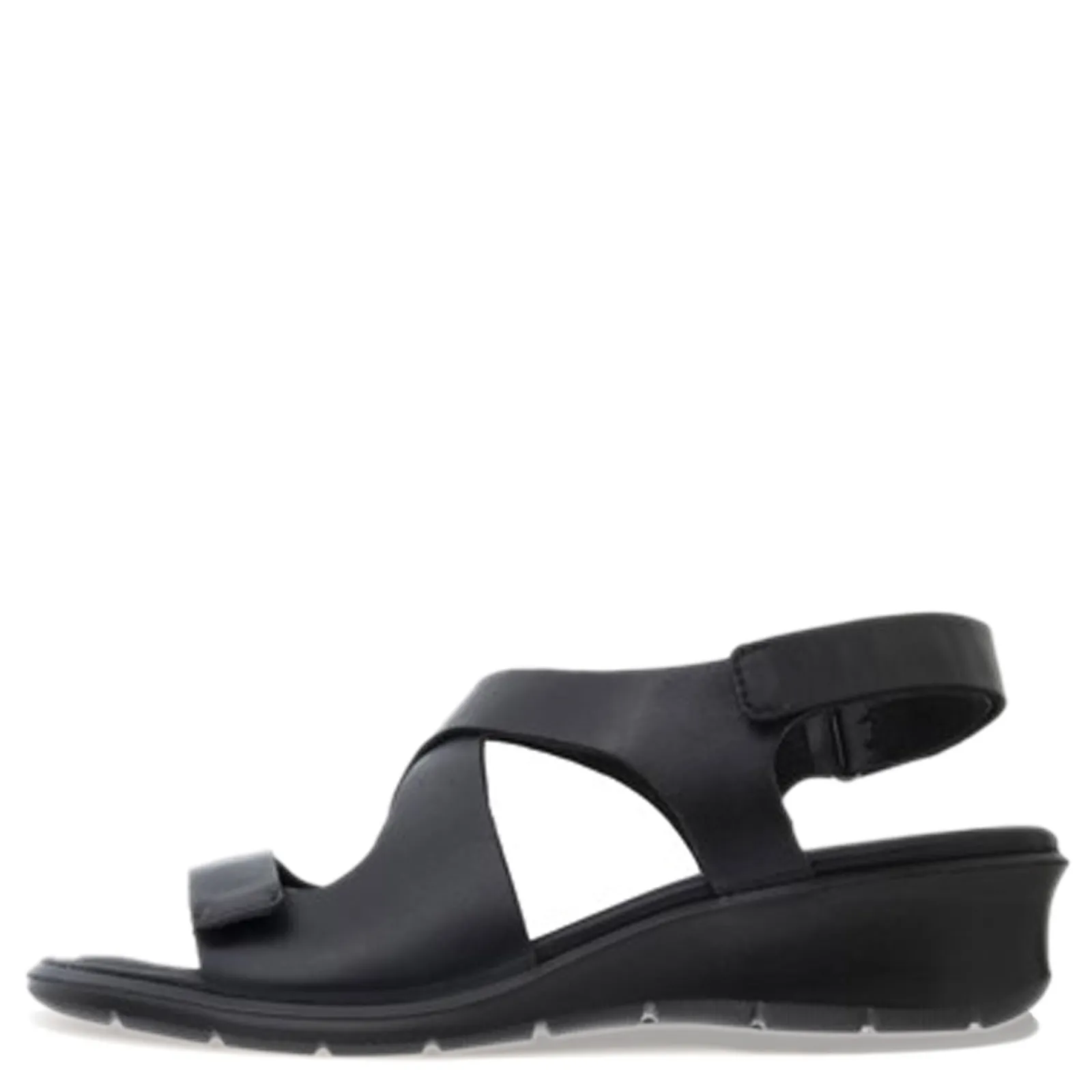 Outlet ECCO Women's , Felicia Cross Sandal Black
