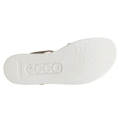 Sale ECCO Women's , Flowt 2 Band Sandal Gold White