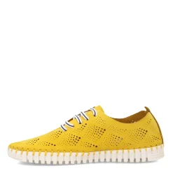 Eric Michael Women's , Annie Sneaker Yellow