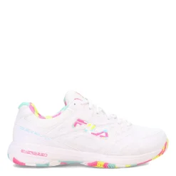 Hot Fila Women's , Double Bounce 3 Pickleball Shoe Wht/Wht/Mult