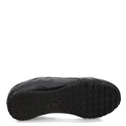 New Fila Women's , Memory Elleray 5 Slip Resistant Work Sneaker - Wide Width Black