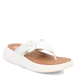 Women's , F-Mode Canvas Flatform Thong Sandal-FitFlop Best