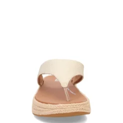 Sale FitFlop Women's , F-Mode Espadrille Glitz Thong Sandal Ivory