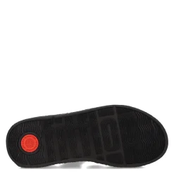 Clearance FitFlop Women's , F-Mode Espadrille Glitz Thong Sandal Black