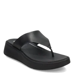 Outlet FitFlop Women's , F-Mode Flatform Toe-Post Sandal Black