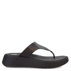 Outlet FitFlop Women's , F-Mode Flatform Toe-Post Sandal Black