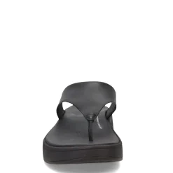 Outlet FitFlop Women's , F-Mode Flatform Toe-Post Sandal Black