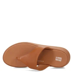 Outlet FitFlop Women's , F-Mode Flatform Toe-Post Sandal Light Tan