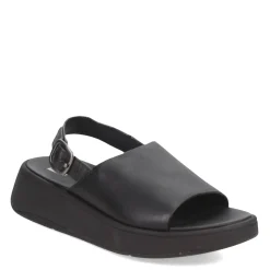 Women's , F-Mode Leather Flatform Back-Strap Sandal-FitFlop Sale