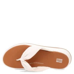 Women's , F-Mode Leather-Twist Toe-Post Sandal-FitFlop Sale
