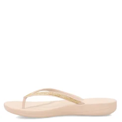 Online FitFlop Women's , iQushion Sparkle Flip-Flop Beige