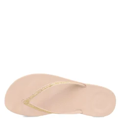 Online FitFlop Women's , iQushion Sparkle Flip-Flop Beige