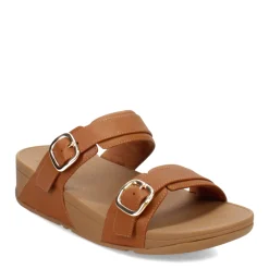 Discount FitFlop Women's , Lulu Adjustable Buckle Slide Sandal Light Tan